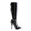 Devious - DOMINA2000 Knee high boot - Pole dance shoes - Black Product image